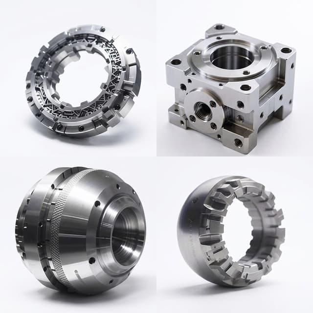CNC machined humanoid actuator housing for custom ODM programs
